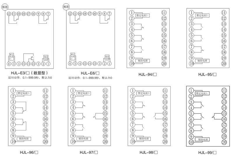 HJL-96/A內部接線圖